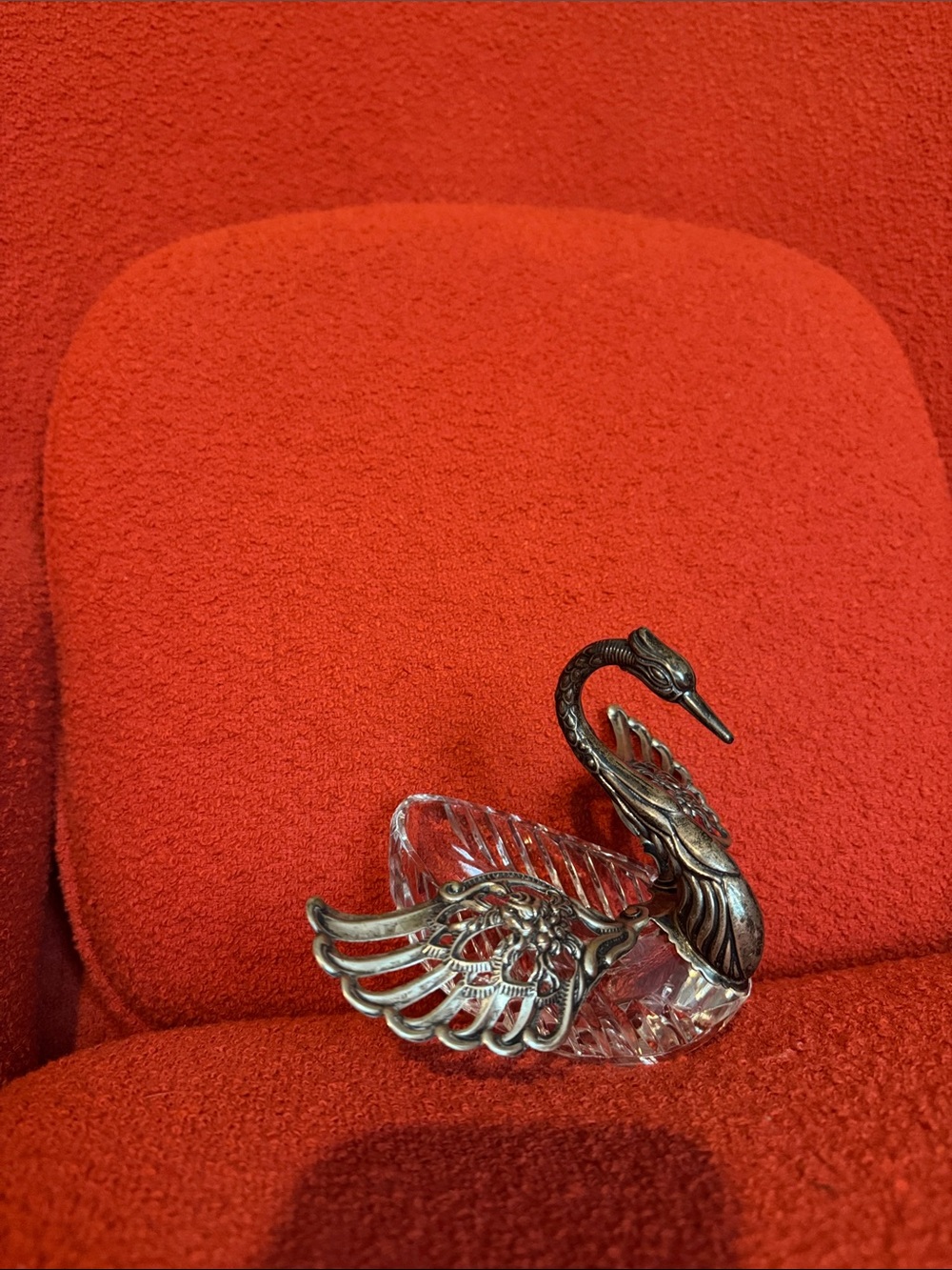 Swan cut lead Crystal